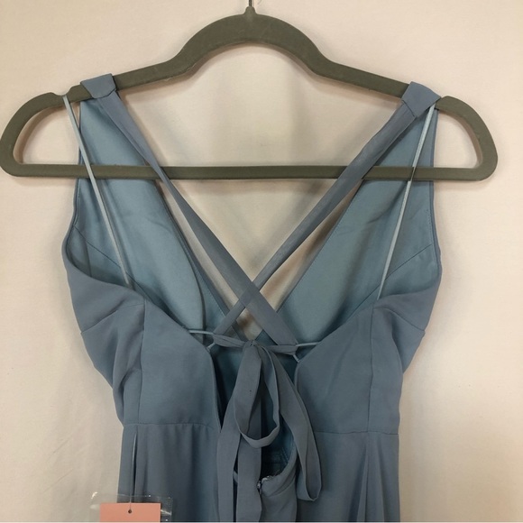 Birdy Grey Women’s Dress Moni Silver Gray Side Pockets Convertible Back - Picture 3 of 10